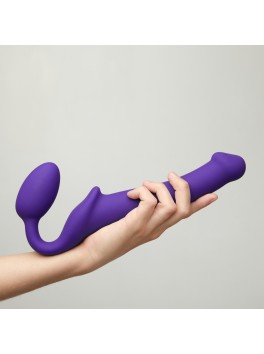 Non Vibrating Strap-on - Purple