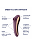 Stimulateur et Vibromasseur Satisfyer Dual Kiss - Mauve