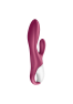 Heated rabbit Vibrator Satisfyer Big Heat - Berry