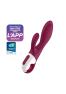 Heated rabbit Vibrator Satisfyer Big Heat - Berry