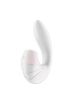 Stimulateur clitoridien et Vibromasseur point G Satisfyer Supernova - Blanc