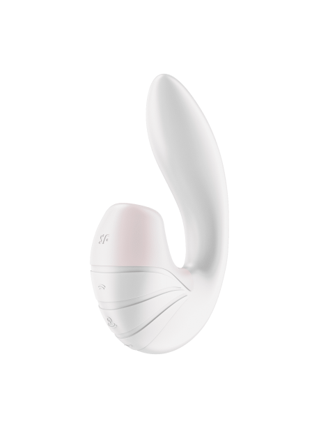 Stimulateur clitoridien et Vibromasseur point G Satisfyer Supernova - Blanc