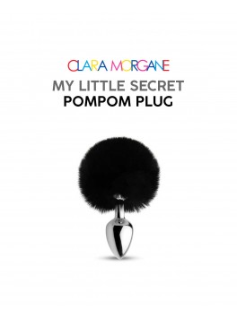 My little secret pompom plug - noir