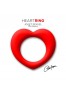 Heart ring - delay ring - Red