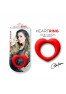Heart ring - delay ring - Red