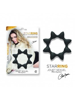 Star ring - Anneau a effet retardant - Noir