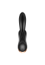 Double Flex Connect Noir Vibromasseur rabbit Satisfyer 