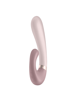 Stimulateur clitoridien et Vibromasseur point G Satisfyer Heat Wave Connect App - Mauve