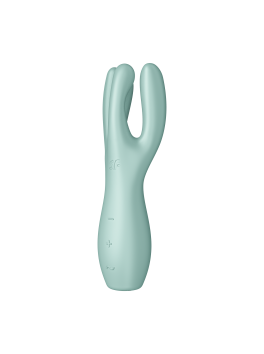 Stimulateur clitoridien et Vibromasseur point G Satisfyer Threesome 3 - Vert clair