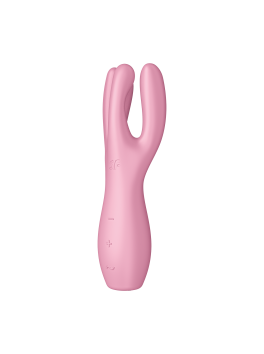 Stimulateur clitoridien et Vibromasseur point G Satisfyer Threesome 3 - Rose