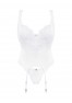 Amor Blanco underwire corset & thong white