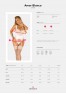 Amor Blanco underwire corset & thong white