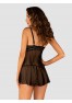 Marrbel babydoll et string noir