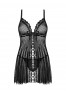 Marrbel babydoll et string noir