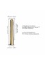 Vibromasseur Dorcel Golden Boy 2.0 19 cm - Gold