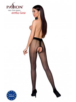 TIOPEN 022 Crotchless Tights 20 den - Black