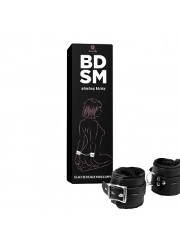 Black bondage handcuffs Secret play - BDSM collection