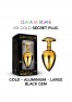 My Gold secret plug - Black