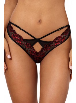 V-10028 String - Noir et Rouge