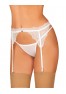 Bianelle garter belt white