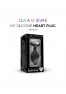 My Silicone Heart Plug - Black