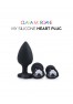 My Silicone Heart Plug - Black