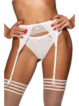  V-10172 Garter Belt - White