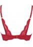 V-9801 open bra - Red