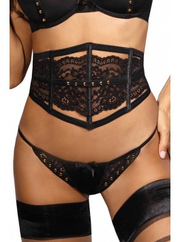 V-9782 Garter belt - Black