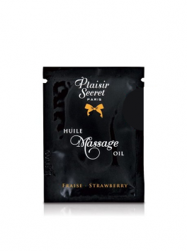 Dosette huile de massage Fraise 3ML Plaisir secret