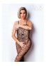 Le numéro 7 bodystocking Clara Morgane - Noir