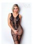 Le numéro 14 bodystocking Clara Morgane - Noir