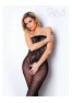 Le numéro 20 bodystocking Clara Morgane - Noir