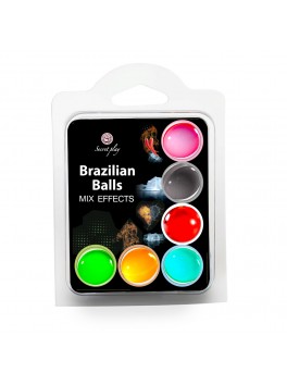 6 Brazilian Balls Differents effets