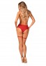 Belovya garter panties Red