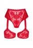 Belovya garter panties Red