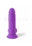 REALISTIC VIBRATOR "R12" 14.4CM W/ REMOTE CONTROL PURPLE