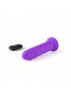 REALISTIC VIBRATOR "R15" FLESH 16.5CM W/ REMOTE CONTROL Purple