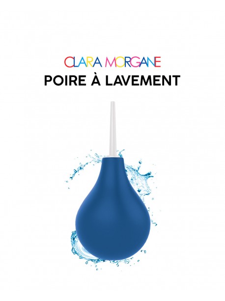 Poire à lavement Clara Morgane - Bleue