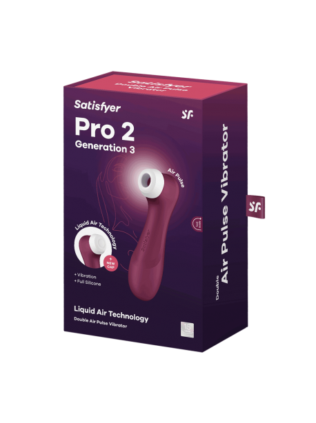 Pro 2 Génération 3 Air pluse - Bordeaux Satisfyer