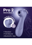 Pro 2 Génération 3 Air pluse Connect App et vibration - Lila Satisfyer