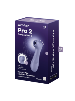 Pro 2 Generation 3 Pro Connect App and vibrator Lilac Satisfyer