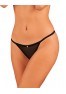 Celia string ouvert noir