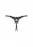 Celia string ouvert noir