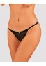 Celia string ouvert noir