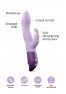 Vibromasseur Hello rabbit - Violet