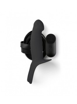 PENIS SHEATH WITH H3 VIBRATION - SIZE S - Black