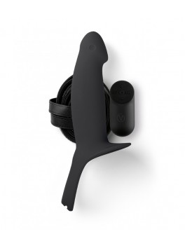 GAINE PENIS AVEC VIBRATION H4 - TAILLE L - Noir