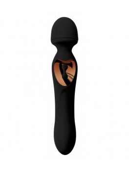 AGÔN WAND VIBRATOR 2 IN 1 - BLACK