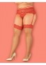 Loventy stockings - Red